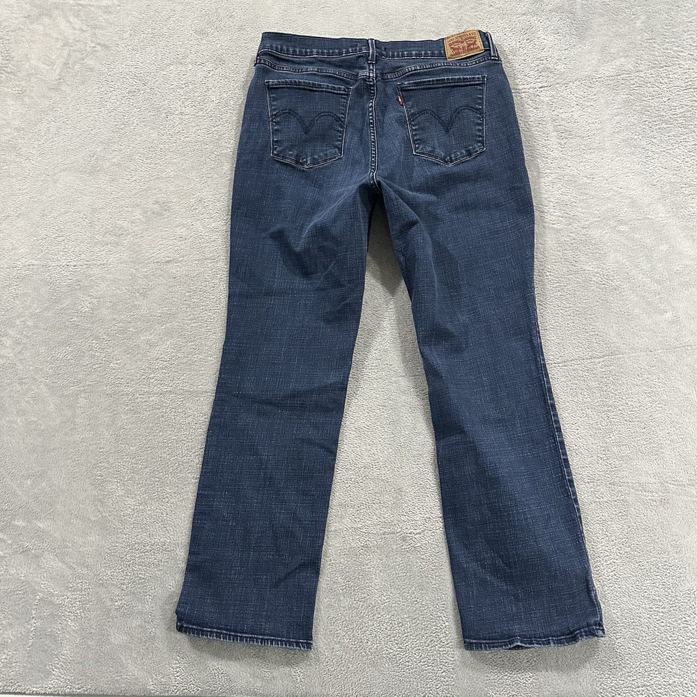505 Levi's Straight Jeans Women 32 x 30 Mid Rise Blue Western Y2K Baggy - Picture 3 of 9